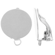 Fermagli a piastra 13 mm con anello - Argento 925 x2|raw }}