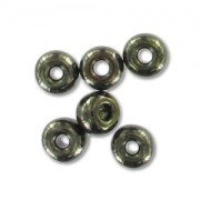 Perla Preciosa 6/0 4 mm - Nero lucido verde x 20 g