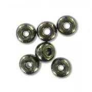 Perla Preciosa 6/0 4 mm - Nero lucido verde x 20 g