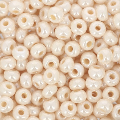 Preciosa Perle di semi 6/0 4 mm - Perla crema x20g