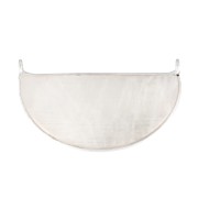 Distanziatore per collana in pietra gemma 33x19 mm - Arg925 - Pietra di luna x1|raw }}