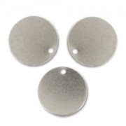 Zecchini lisci mm. 12 rodiato x5|raw }}