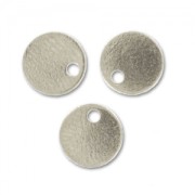 Zecchini lisci mm.  6 rodiato x10|raw }}