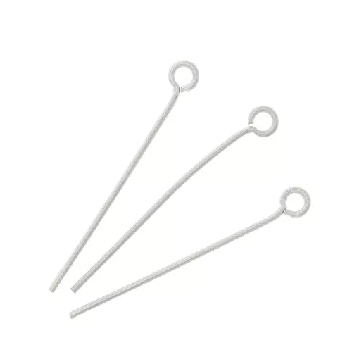 Chiodino Occhiello 30x0.8 mm Acciaio inossidabile x10