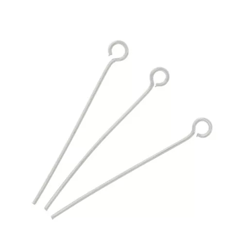 Chiodino Occhiello 30x0.7 mm Acciaio inossidabile x10