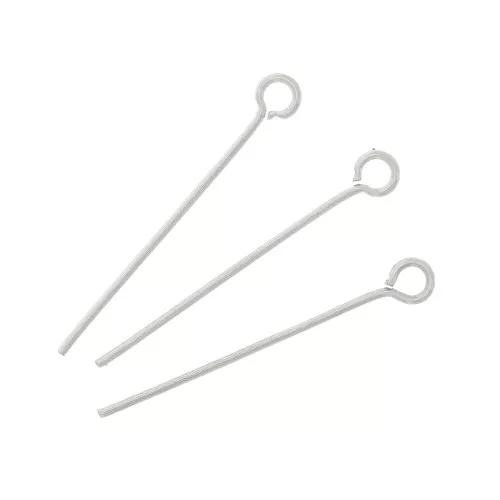 Chiodino Occhiello 25x0.7 mm Acciaio inossidabile x10