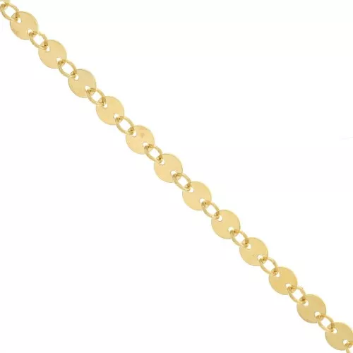 Catena maglia Fantasia 4 mm in Gold filled x20cm