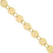 Catena maglia Fantasia 4 mm in Gold filled x20cm