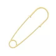 Spilla da balia - Spilla 31x10 mm - Gold filled x1
