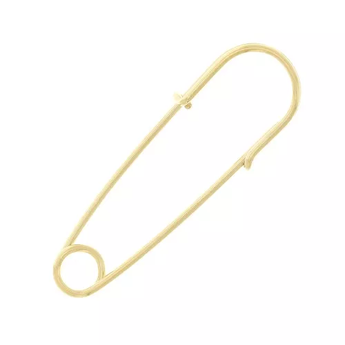 Spilla da balia - Spilla 31x10 mm - Gold filled x1