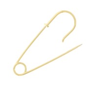 Spilla da balia - Spilla 31x10 mm - Gold filled x1