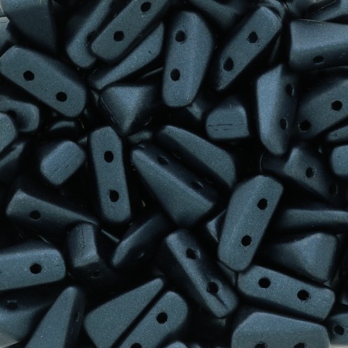 Perle di vetro Vexolo 5x8 mm - Pastello Petroliol x30