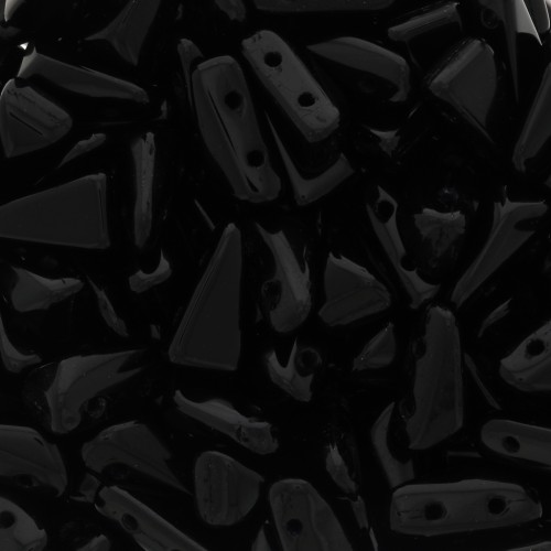 Perle di vetro Vexolo 5x8 mm - Jet x30