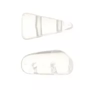 Perle di vetro Vexolo 5x8 mm - Crystal x30