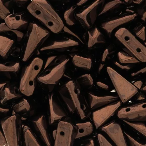 Perle di vetro Vexolo 5x8 mm - Dark Bronze x30