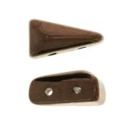 Perle di vetro Vexolo 5x8 mm - Dark Bronze x30