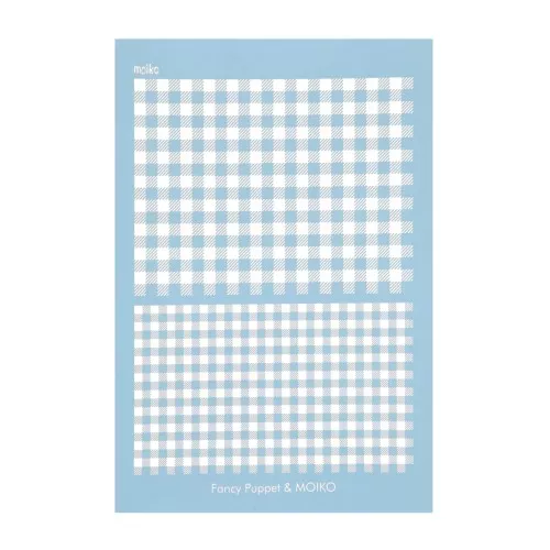 Silk Screen Moiko per pasta polimerica 74x105 mm -Quadretto design Fancy Puppet