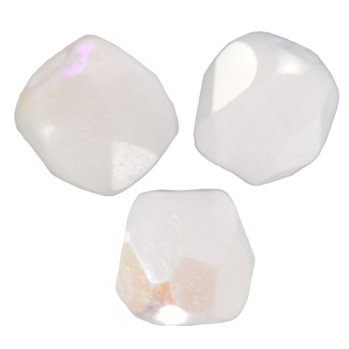Faccette vere da 2 mm Chalk White AB x50