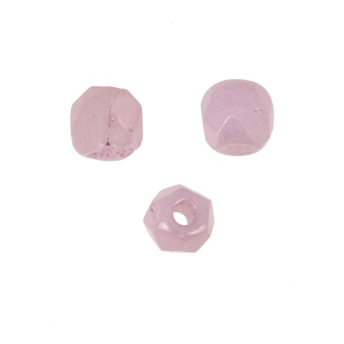 Faccette da 2 mm - Chalk White Lila Luster x50