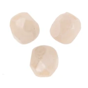 Faccette da 2 mm - Chalk White Champagne Luster x50