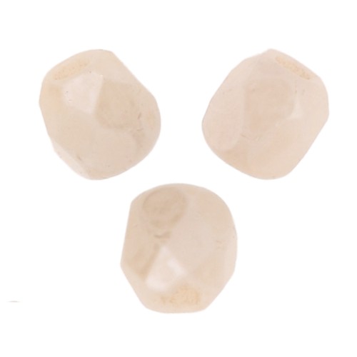 Faccette da 2 mm - Chalk White Champagne Luster x50