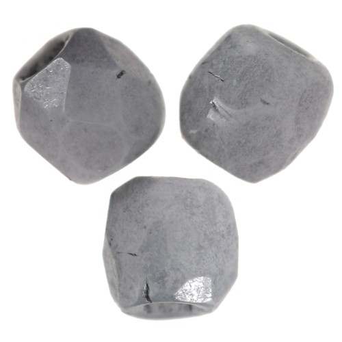 Faccette da 2 mm - Chalk White Grey Luster x50