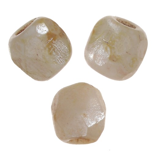 Sfaccettature vere da 2 mm Bianco Gesso Avorio x50