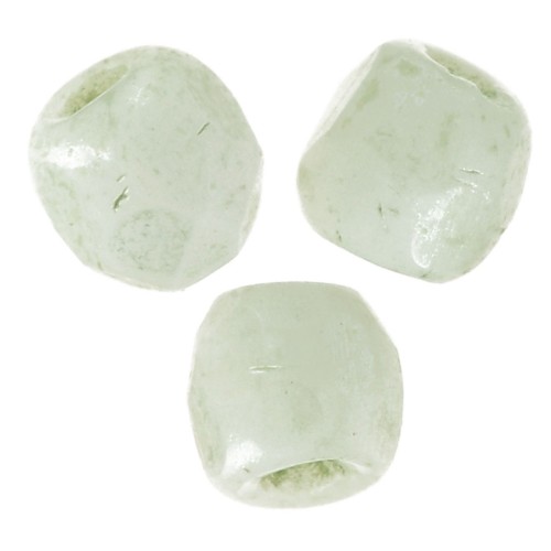 Faccette da 2 mm - Chalk White Mint Luster x50