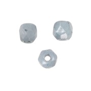 Faccette da 2 mm - Chalk White Baby Blue Luster x50