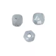 Faccette da 2 mm - Chalk White Baby Blue Luster x50