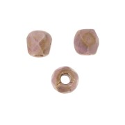 Faccette da 2 mm - Chalk White Lila Gold Luster x50