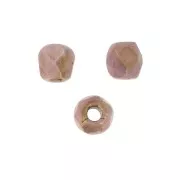Faccette da 2 mm - Chalk White Lila Gold Luster x50