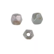 Blu - Faccette vere da 2 mm Chalk White Blue Luster x50 Faccette vere da 2 mm Chalk White Blue Luster x50