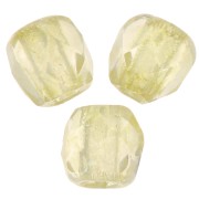 Faccette vere da 2 mm Crystal Yellow Luster x50