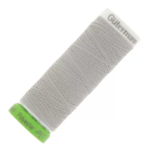 Filo da cucire poliestere riciclato Gütermann - Grigio chiaro (n°38) x100m