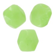 Sfaccettate mm 3 Opaque Light Olivine x50