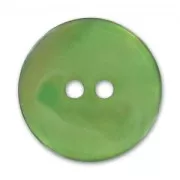 Bottone Madreperla mm. 15 Verde x1