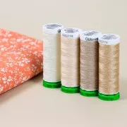 Filo da cucire poliestere riciclato Gütermann -Avorio (n°111) x100m