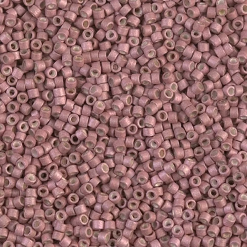 Miyuki Delica 11/0 DB1166 - Galvanized Mat Pink Blush x8g