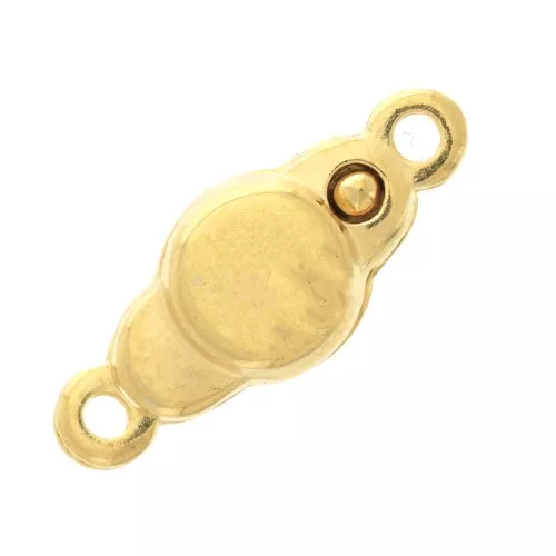 Chiusura magnetica 18x7 mm - Dorato con oro fino x1