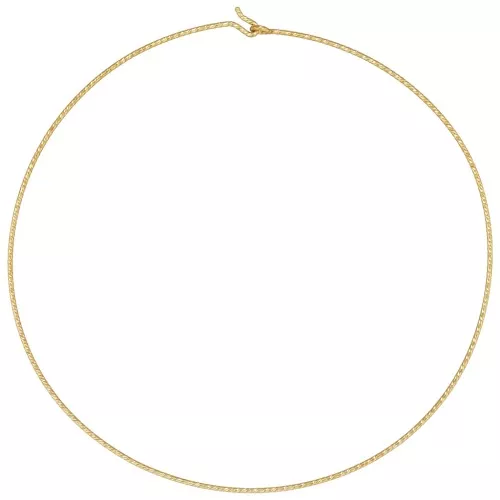 Girocollo rigido diamantato 12.5 cm in Gold filled x1
