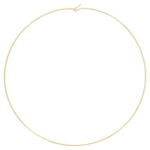 Girocollo rigido liscio 12,5 cm - Gold filled (oro laminato) x1