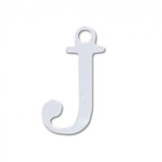 Ciondolo lettera J - mm. 15 in Argento 925 x1|raw }}