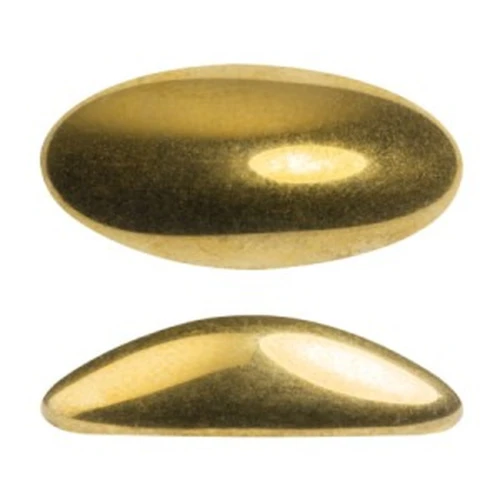 Athos 3D par Puca® cabochon ovale di vetro 20x10 mm Full Dorado x1