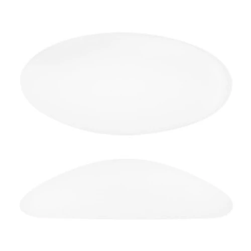 Athos 3D par Puca® cabochon ovale di vetro 20x10 mm Crystal Mat x1