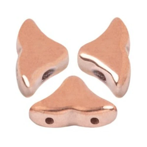Perline in vetro Hélios® da Puca® 6x10 mm Full Capri Gold x10g