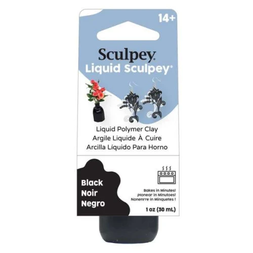 Pasta liquida Sculpey - Argilla liquida da cuocere - Nero x30ml