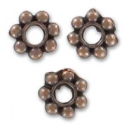 Intercalari di metallo mm.5 rame antico x20|raw }}