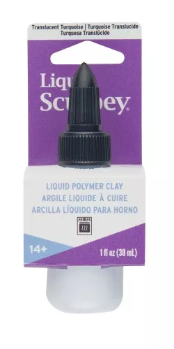 Pasta liquida Sculpey - Argilla liquida da cuocere - Turchese traslucido x30ml