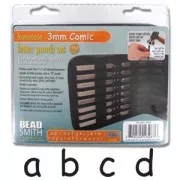 Punzoni lettere: Minuscola Comic 3 mm